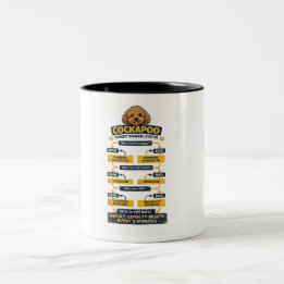 Taza Bicolor Sistema de clasificación de padres de Cockapoo Reg