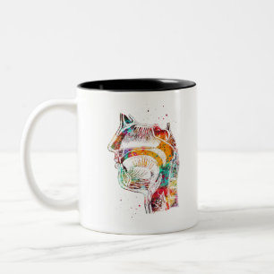 Taza Bicolor Sistema respiratorio