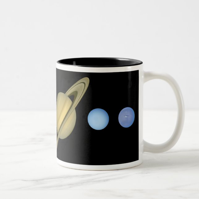 Taza Bicolor Sistema solar ~ Vista larga (Derecha)