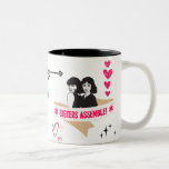 Taza Bicolor sisters assemble<br><div class="desc">Sisters Assemble Mug Gather your squad and let the fun begin with this "Sisters Assemble" mug! Perfect for sisters who know that life’s better when you’ve got each other, this mug features a bold, empowering design that celebrates sisterhood. Whether you’re enjoying your morning coffee, tea, or hot cocoa, this mug...</div>