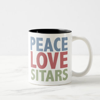 Taza Bicolor Sitars del amor de la paz