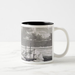 Taza Bicolor Situación de H.M. Ships Hecla y de Griper de los