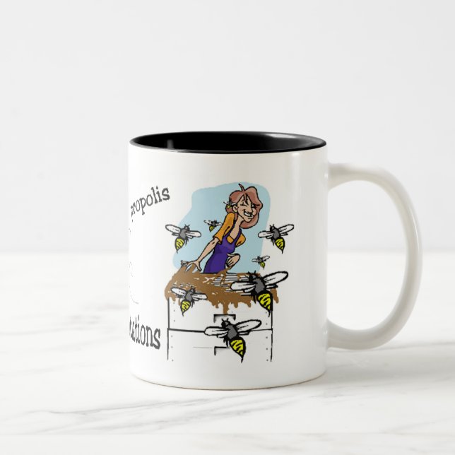 Taza Bicolor situaciones pegajosas (Derecha)
