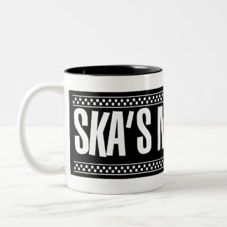 Taza Bicolor ¡Ska no muerto! - Blanco