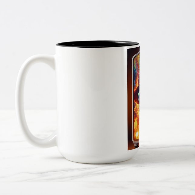 Taza Bicolor Skull & Bones Rock Royalty (Izquierda)