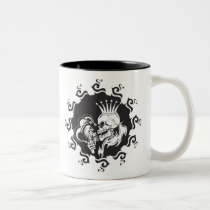 Taza Bicolor Skull del Rey del Mal