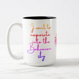 Taza Bicolor Sky Mug bahameño