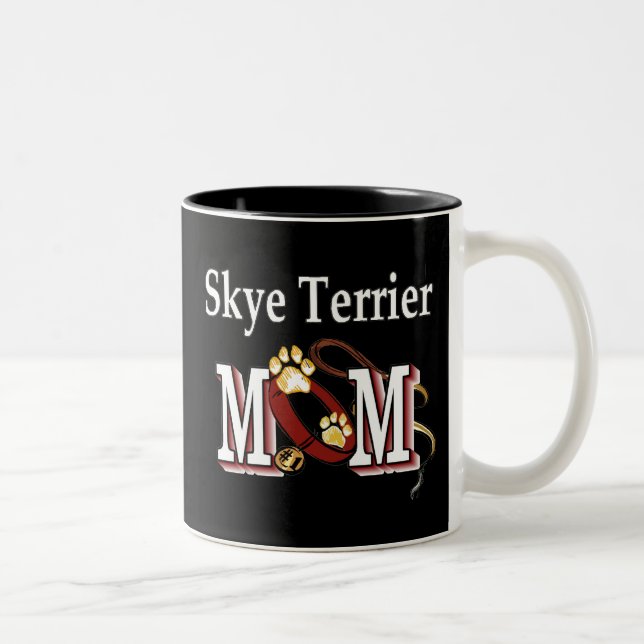 Taza Bicolor Skye Terrier Mom Mug (Derecha)