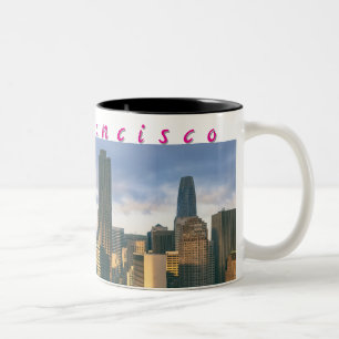 Taza Bicolor Skyline de San Francisco