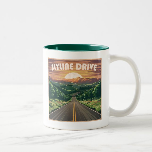 Taza Bicolor Skyline Drive Virginia Sunset (Derecha)