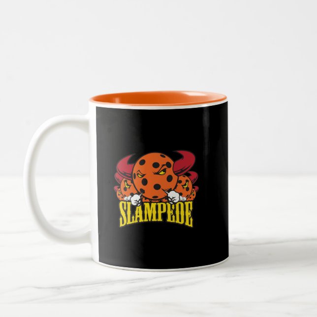 Taza Bicolor Slampede pickleball mug (Izquierda)