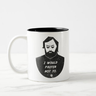 Taza Bicolor Slavoj Zizek - Preferiría no