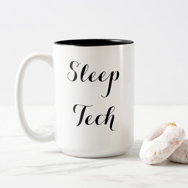 Taza Bicolor Sleep Tech Mug (Con donut)