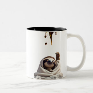Taza Bicolor Sleepy Sloth Mug