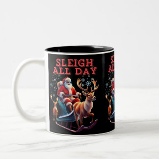 Taza Bicolor Sleigh All Day