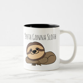 Taza Bicolor Slon Sloth Mug