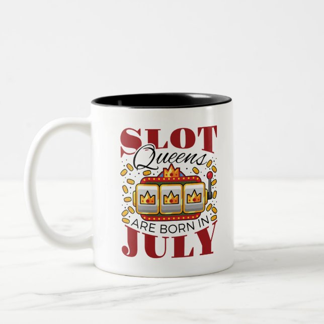 Taza Bicolor Slot Queens Nace En Julio (Izquierda)