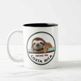 Taza Bicolor Sloth - Hecho en Costa Rica, Pura Vida Dos Tonos C