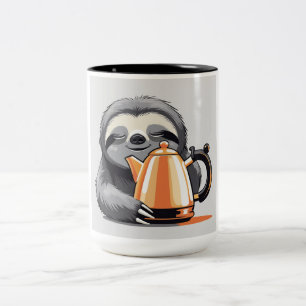 Taza Bicolor Sloth Mug