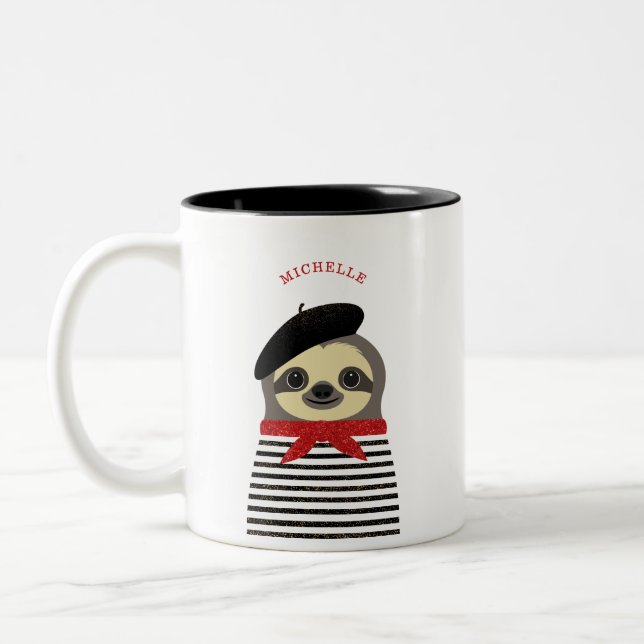 Taza Bicolor Sloth Mugs (Izquierda)