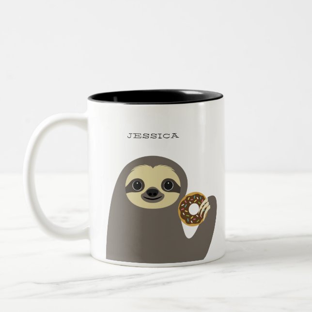 Taza Bicolor Sloth Mugs (Izquierda)