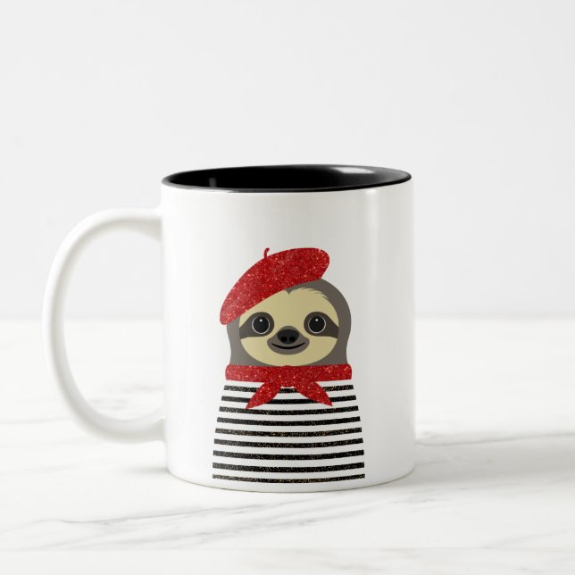 Taza Bicolor Sloth Mugs (Izquierda)