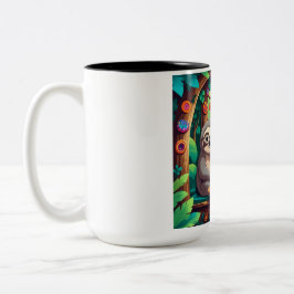 Taza Bicolor Sloth y Koala Coffee Mug