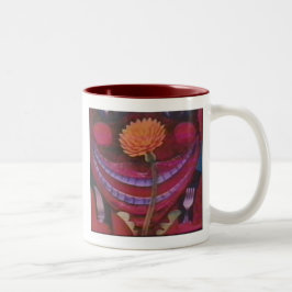 Taza Bicolor Smile Flower MUG