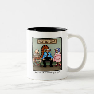 Taza Bicolor Snake Humor Coffee Mug