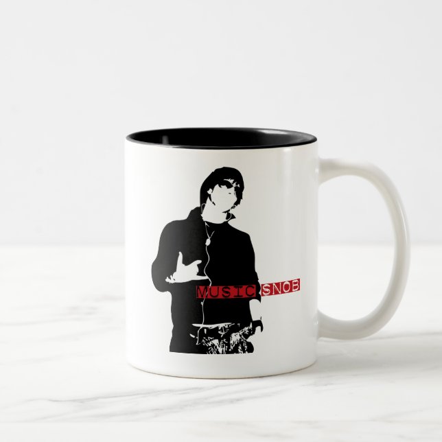 Taza Bicolor Snob de la música (Derecha)