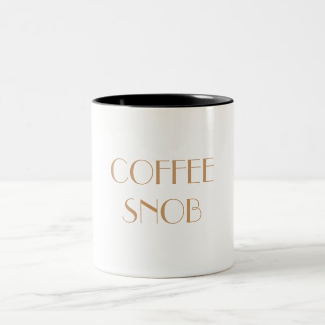 Taza Bicolor SNOB Mub del CAFÉ (Centro)