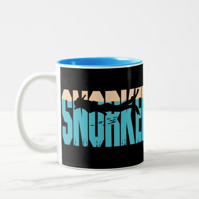 Taza Bicolor Snorkel (Izquierda)