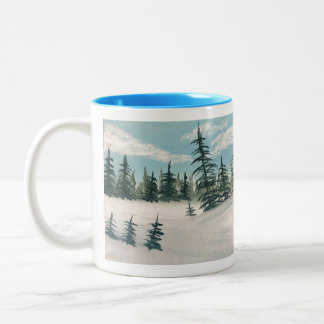 Taza Bicolor Snowley Evergreen Valley Mug