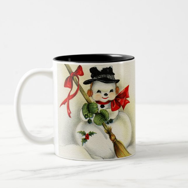 Taza Bicolor Snowman 001 (Izquierda)
