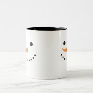 Taza Bicolor Snowman Mug