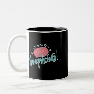 Taza Bicolor Soap Soapilicioso Haciendo Artesanía Irónica De Ci