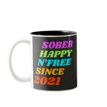 Sober feliz y libre desde entonces (personalizar e