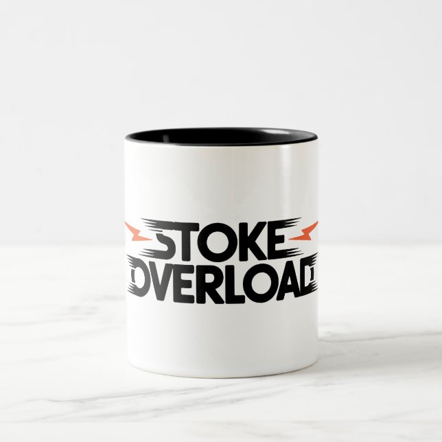 Taza Bicolor Sobrecarga de entusiasmo (Centro)