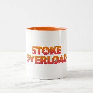 Taza Bicolor Sobrecarga de entusiasmo