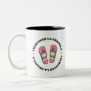 Taza Bicolor Sobreviví a La Chancla, una sobreviviente gracios