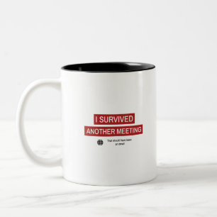 Taza Bicolor Sobreviví a otra reunión
