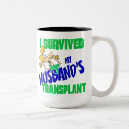 Taza Bicolor Sobreviví al trasplante de mi marido