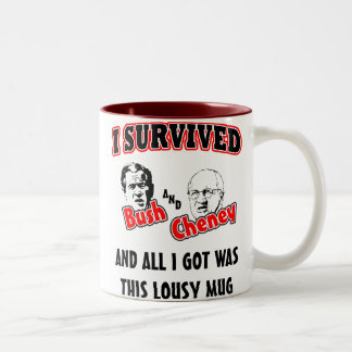 Taza Bicolor Sobreviví Bush y Cheney