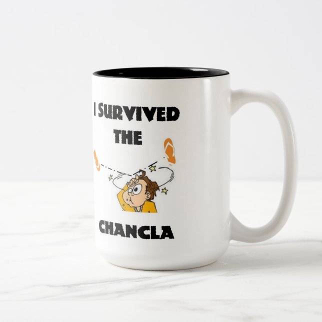 Taza Bicolor Sobreviví el Chancla (Derecha)