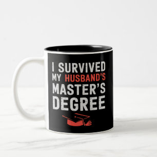 Taza Bicolor Sobreviví la graduación de la maestría de mi espos