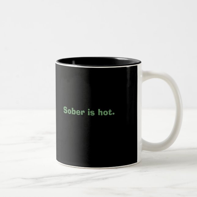 Taza Bicolor Sobrio es caliente (Derecha)