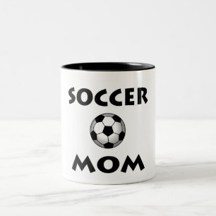 Taza Bicolor Soccer Mom Coffee Mug