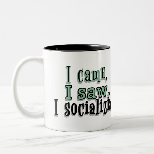 Taza Bicolor Socializar (Izquierda)