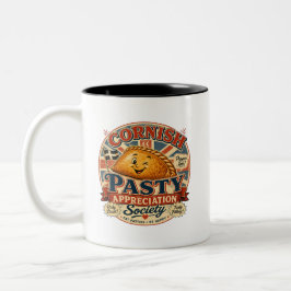 Taza Bicolor Sociedad de Apreciación de Empanadas Cornish