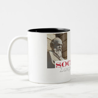 Taza Bicolor Sócrates es mi héroe